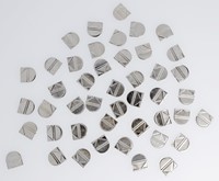 Hoekclips Westcott aluminium zilverkleurig doos à 100 stuks-1
