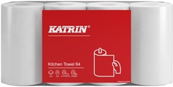 Keukenrol Katrin 2-laags wit 4 rollen 87075