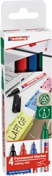 Viltstift edding 400 creatief rond 1mm assorti