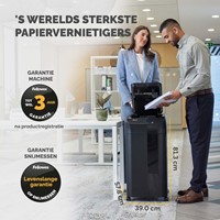 Papiervernietiger Fellowes Automax 450C snippers 4x38mm zwart-6