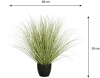 Kunstplant Mica Gras in plastic pot Ø14,5cm 68x50cm-1