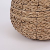 Plantenmand Mica Avalon zeegras rond lichtbruin 26x26cm-3