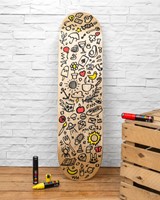 Verfstift Posca PC17K extra breed rechthoek rood-8