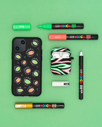 Verfstift Posca PC8K breed schuin oranje-4