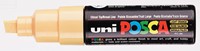 Verfstift Posca PC8K breed schuin zalmroze