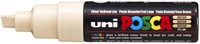 Verfstift Posca PC8K breed schuin beige