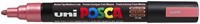 Verfstift Posca PC5M medium metallic rood