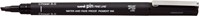 Fineliner Uni-ball Pin beitelpunt 3mm zwart