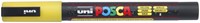 Verfstift Posca PC3M fijn glitter geel