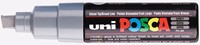 Verfstift Posca PC8K breed schuin grijs