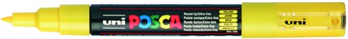 Verfstift Posca PC1MC extra fijn geel