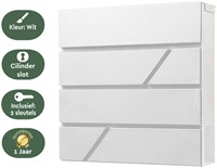Brievenbus BRASQ PB200 Deluxe wand wit-3