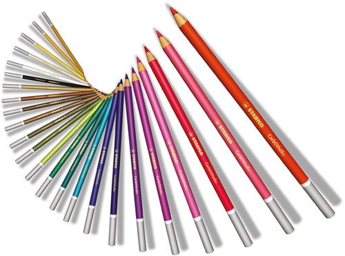 Kleurpotloden STABILO CarbOthello kalkpastel assorti blik à 48 stuks-2