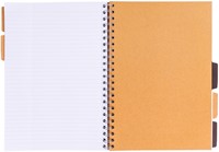 Projectboek Pukka Pad Kraft A4 lijn 5-tabs 200 pagina's 80gr-2