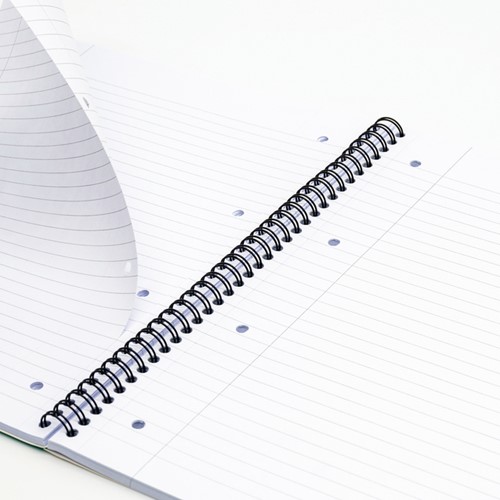 Collegeblok Pukka Pad Jotta A4 lijn 4-gaats 200 pagina's 80gr groen-1