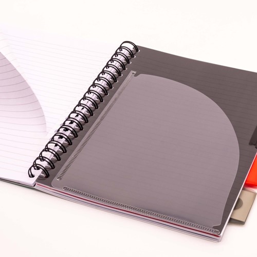 Projectboek Pukka Pad Metallic B5 lijn 4-tabs 200 pagina's 80gr groen-1