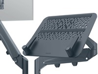 Monitor en Laptoparm Leitz Ergo ruimtebesparend dubbele monitorarm-2