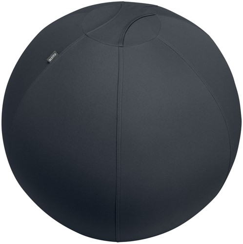 Actieve zitbal Leitz Ergo 55cm anti-rol donkergrijs-8