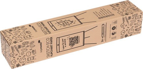 Flipoverpapier Legamaster SKETCH ECO raster 2x 50 vellen-2