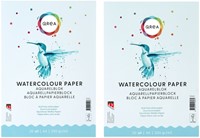 Aquarelblok Qrea A4 20vel 200gr gelijmd-2