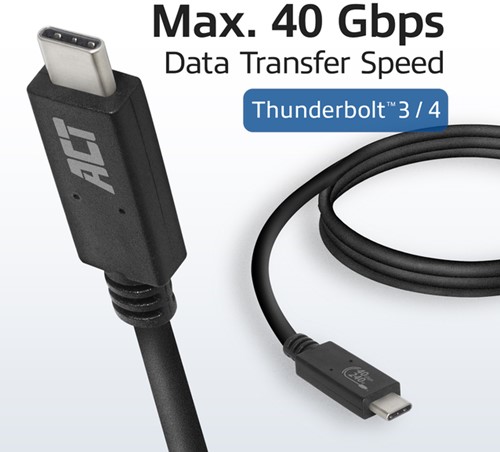 Kabel ACT USB4 40Gbps USB-C USB-IF-2
