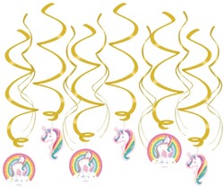 Swirl decorations Unicorn