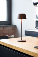 Tafellamp MAUL Nina LED akku-oplaadbaar dimbaar bruin-2