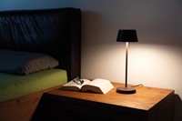 Tafellamp MAUL Nina LED akku-oplaadbaar dimbaar bruin-1