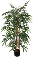 Kunstplant Mica Bamboe in plastic pot 150x75cm