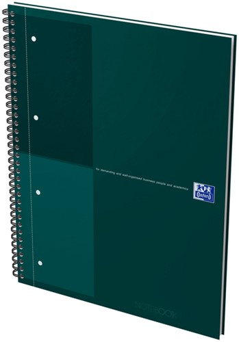 Spiraalblok Oxford International Notebook A4+ lijn groen-2