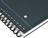 Spiraalblok Oxford International Notebook A4+ lijn zwart-3