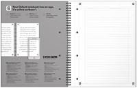 Spiraalblok Oxford International Notebook A4+ lijn zwart-2