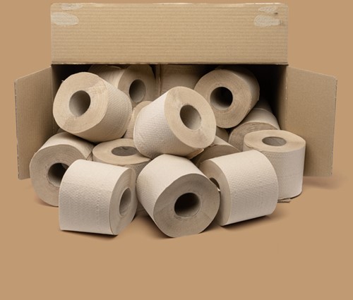 Toiletpapier The Good Roll The Panda Edition Naked bamboe 2-laags 24x300 vel naturel-3