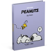 Schoolagenda 25-26 Lannoo Snoopy 1dag/1pagina met inserts lila