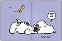 Schoolagenda 25-26 Lannoo Snoopy 1dag/1pagina met inserts lila-1
