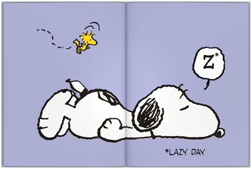 Schoolagenda 25-26 Lannoo Snoopy 1dag/1pagina met inserts lila-1