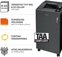 Papiervernietiger Fellowes Fortishred 3250SMC snippers 0,8x12mm-2