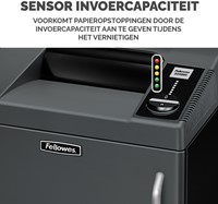 Papiervernietiger Fellowes Fortishred 3250SMC snippers 0,8x12mm-1
