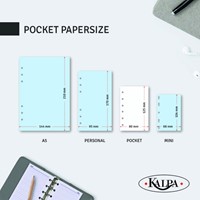 Organizer Kalpa Pocket inclusief agenda 2025-2026 7dagen/2pagina's bloemenzee zwart-9