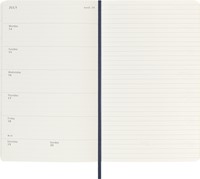 Agenda 2025/2026 Moleskine 18M Planner Weekly 7dagen/1pagina large sc sapphire blue-3