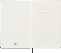 Agenda 2025/2026 Moleskine 18M Planner Weekly 7dagen/1pagina large hc sapphire blue-2