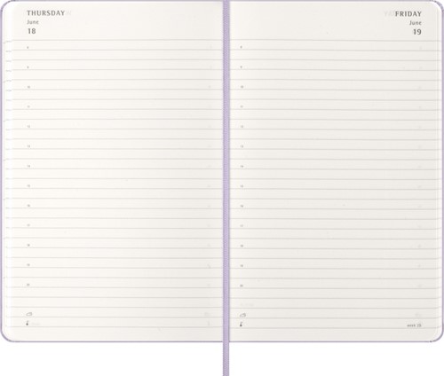 Agenda 2026 Moleskine 12M Planner Daily 1dag/1pagina large hc pastel lilac-3