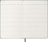 Agenda 2026 Moleskine 12M Planner Weekly 7dagen/1pagina large hc myrtle green-1