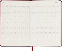 Agenda 2026 Moleskine 12M Planner Weekly 7dagen/1pagina pocket hc scarlet red-1
