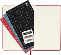 Agenda 2026 Moleskine 12M Planner Weekly 7dagen/1pagina pocket hc scarlet red-2