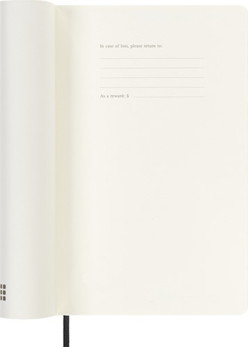 Agenda 2025/2026 Moleskine 18M Planner Weekly 7dagen/1pagina large sc black-2