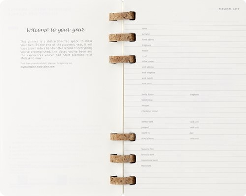 Agenda 2025/2026 Moleskine 12M Academic Weekly 7dagen/1pagina Myrtle large sc black-2