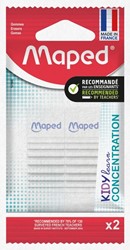 Gum Maped Kidy Learn Concentration set à 2 stuks wit