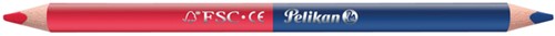Potlood Pelikan 3mm rood/blauw 2 stuks-2