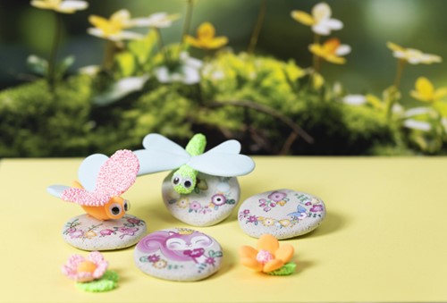 Mini Hobbyset Creativ Company boetseren steen met insect-2